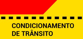 Condicionamento de trânsito rodoviário Alerta